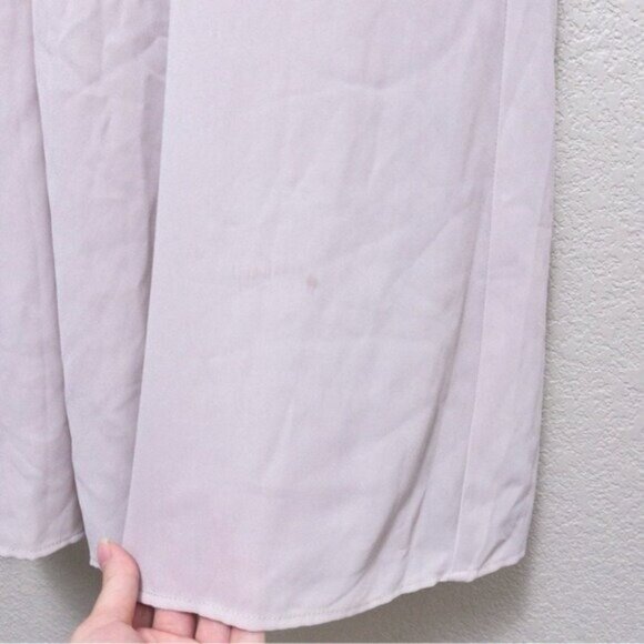 NWT Show Me Your Mumu Lauren Tie Back Chiffon Maxi Dress S Show Me Ring Crisp - Picture 7 of 16